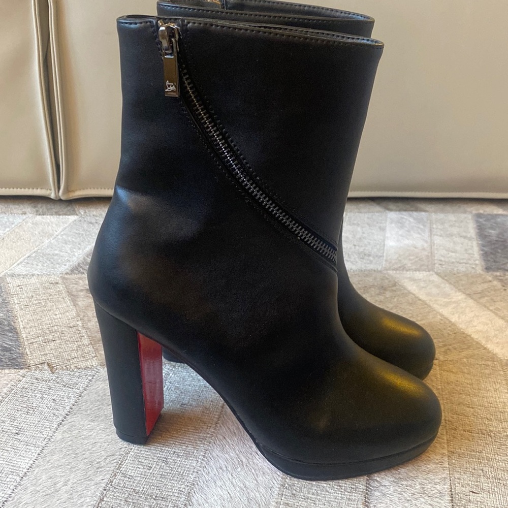 Louboutin Black Booties